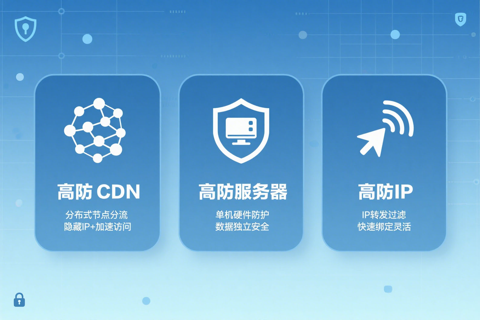 高防CDN,高防服务器,高防IP